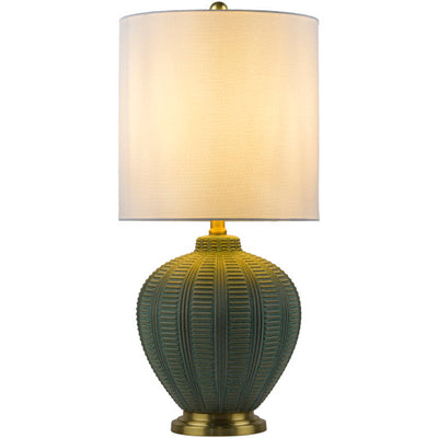 product image for Rayas Linen Green Table Lamp Flatshot 2 Image 4