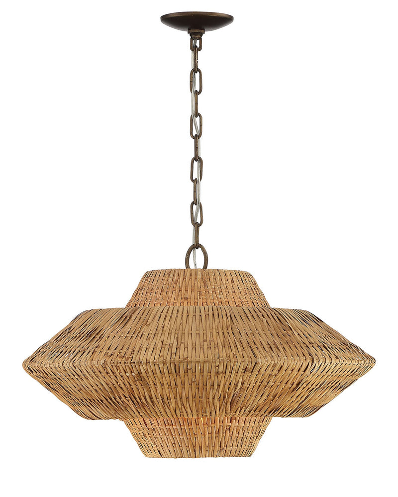media image for Luca Rattan 3 Tier Chandelier By Lumanity 1 283