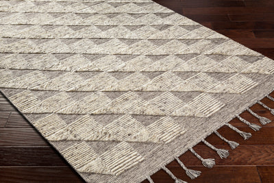product image for Sahara SAH-2300 Hand Knotted Rug in Ivory & Taupe 35