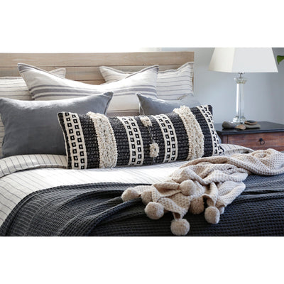 product image for zuma blanket collection in charcoal design by pom pom at home 5 89