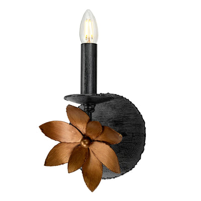product image of simone light sconce in silver with gold leaf blossom by lucas mckearn sc1148 1 1 530