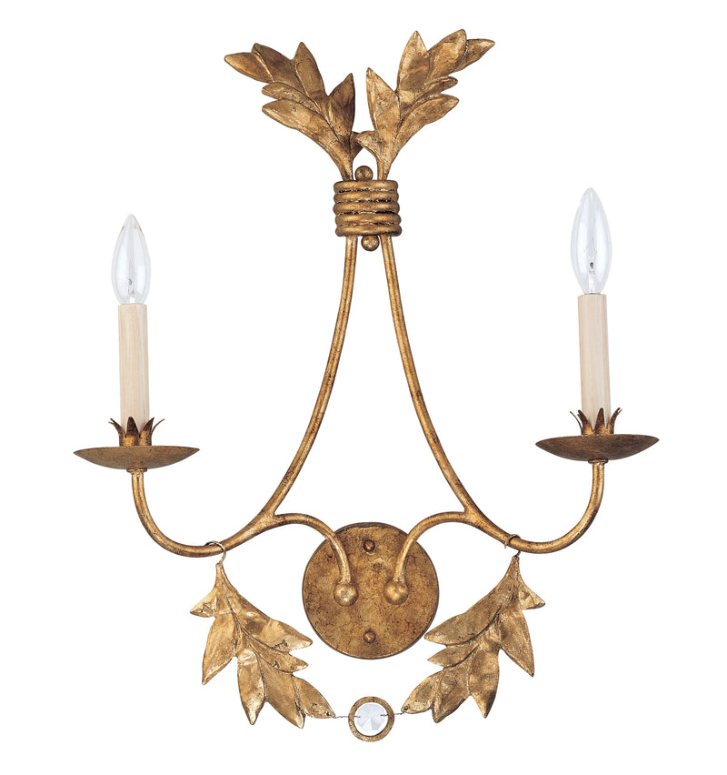 media image for sweet olive 2 light sconce in distressed gold by lucas mckearn sc1159 2 1 218