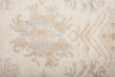 product image for Tierney Hand-Knotted Ornamental Ivory/Tan/Stone Blue Rug 2 22