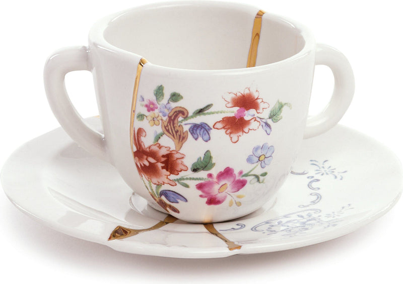 media image for kintsugi coffee cup with saucer 1 by seletti 1 276