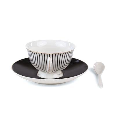 product image for Lady Tarin Stripes Tea Cup with Saucer 5 99