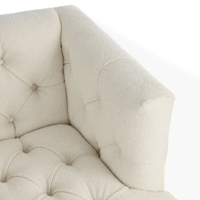 product image for Baxter Serpette Ivory T-Arm Sofa 83
