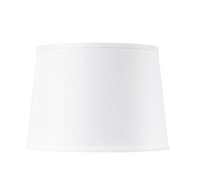 product image for Shade 14-Inch with Nickel in White Linen design by Bungalow 5 82