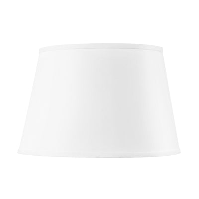product image for White Linen Shade with Nickel Hardware in Various Sizes 9