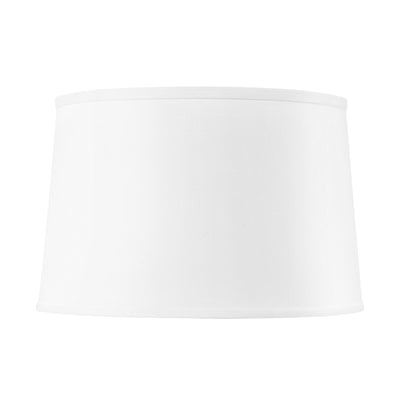 product image for White Linen Shade with Nickel Hardware in Various Sizes 87