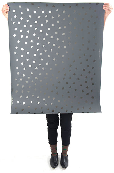 product image for Sisters of the Sun Wallpaper in Gunmetal and Charcoal design by Thatcher Studio 20