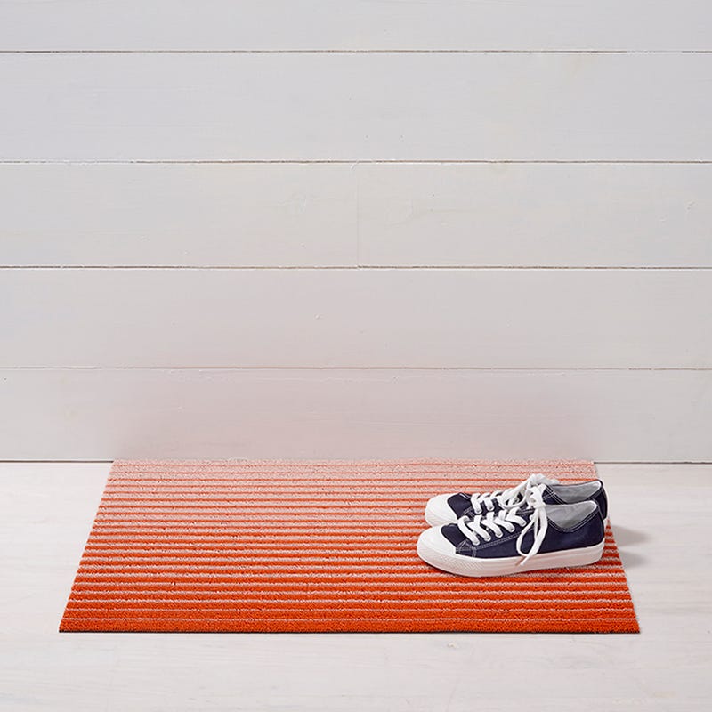 media image for domino stripe shag mat by chilewich 200822 003 3 235