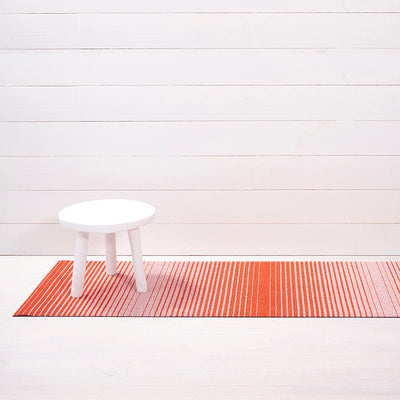 product image for domino stripe shag mat by chilewich 200822 003 5 79