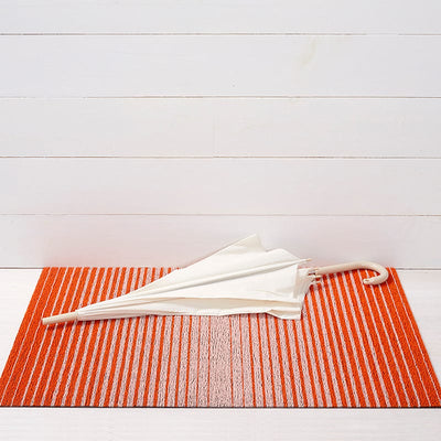 product image for domino stripe shag mat by chilewich 200822 003 4 88