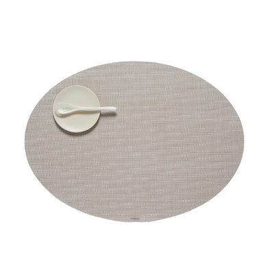product image for bay weave oval placemat by chilewich 100644 002 2 23
