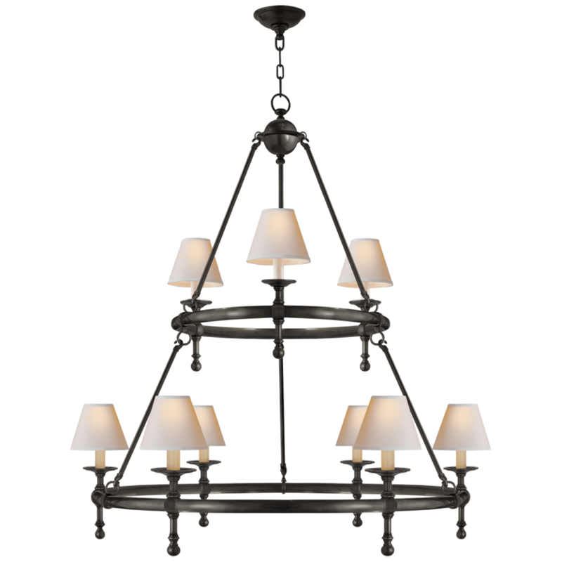 media image for Classic Two-Tier Ring Chandelier 4 258
