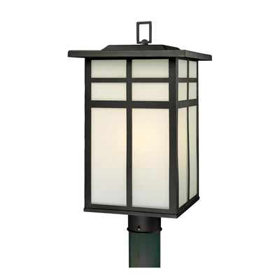 product image for mission 3 light outdoor post light by elk sl90067 2 47