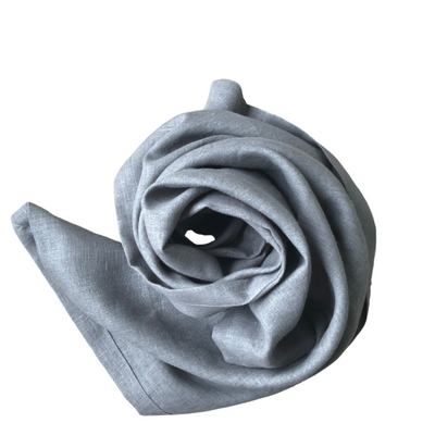 product image of linen swaddle blanket in slate 1 512