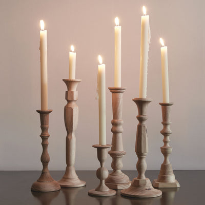 product image for Georgian Candlesticks in Plantation Hardwood in Various Sizes  design by Sir/Madam 82