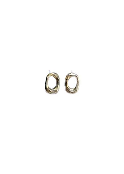 product image of small links stud earrings design by watersandstone 1 571