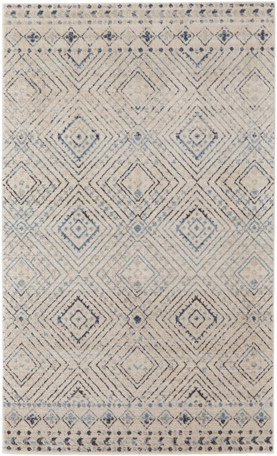 product image of wyllah nomadic geometric ivory blue rug by bd fine cmar39kjivybluc16 1 513