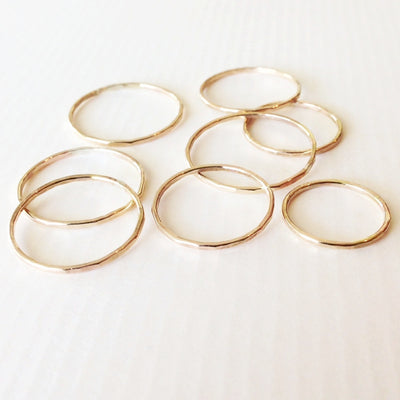 product image of hammered stacking ring design by agapantha 1 555