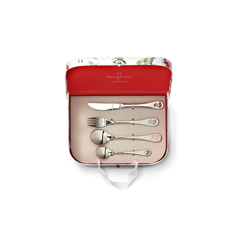 media image for Friends of Wednesday Suitcase 4 Piece Cutlery Set by Degrenne Paris 269