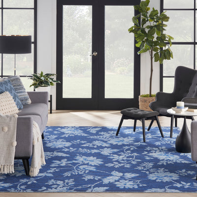 product image for washables collection blue rug by nourison 99446892300 redo 6 12