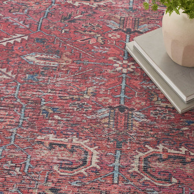 product image for Nicole Curtis Machine Washable Series Brick Vintage Rug By Nicole Curtis Nsn 099446164612 7 44