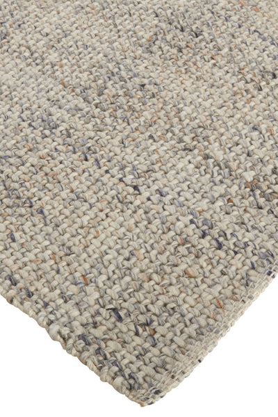 product image for Siona Handwoven Solid Color Warm Gray/Tan Rug 4 2