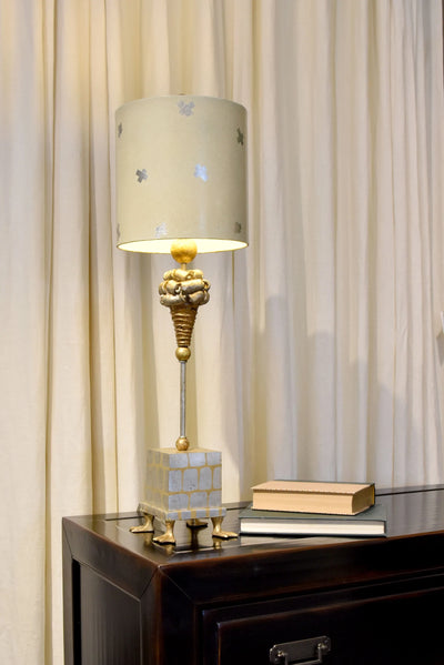 product image for pompadour x table lamp in gold and silver finish by lucas mckearn ta1258 2 2