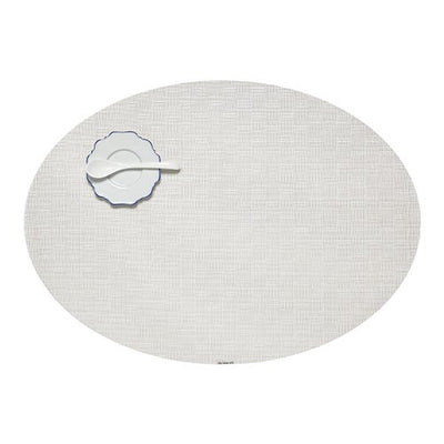 product image for bay weave oval placemat by chilewich 100644 002 3 23