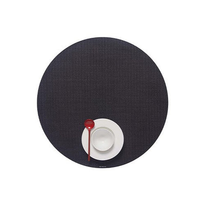 product image for mini basketweave round placemat by chilewich 100408 002 1 7
