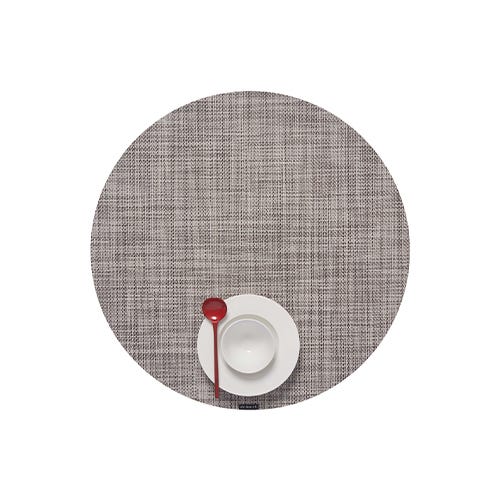 media image for mini basketweave round placemat by chilewich 100408 002 10 243