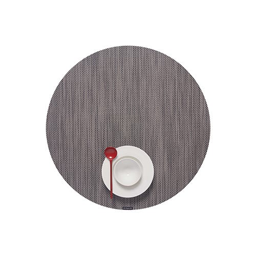 media image for mini basketweave round placemat by chilewich 100408 002 13 244