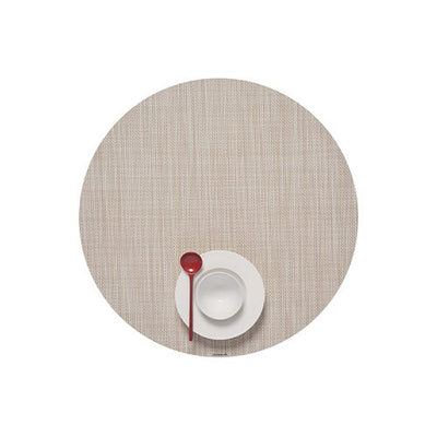 product image for mini basketweave round placemat by chilewich 100408 002 16 29