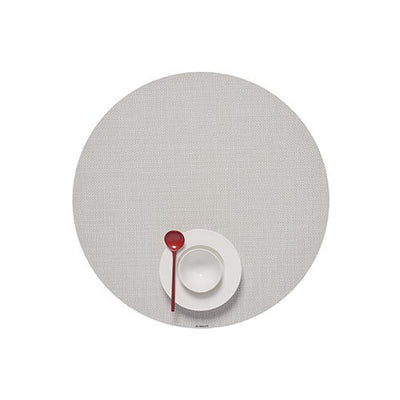 product image for mini basketweave round placemat by chilewich 100408 002 17 39