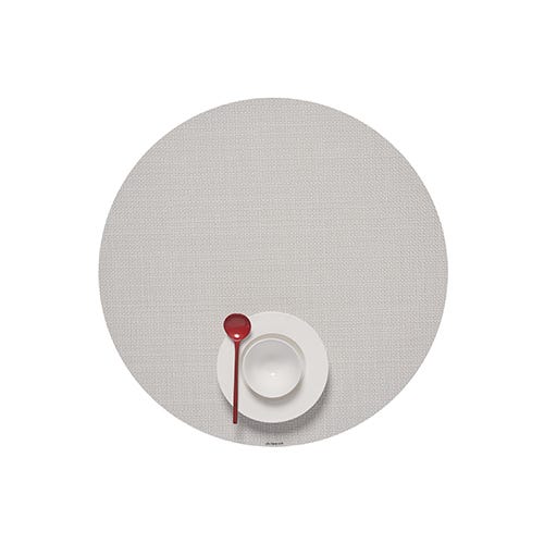 media image for mini basketweave round placemat by chilewich 100408 002 17 260