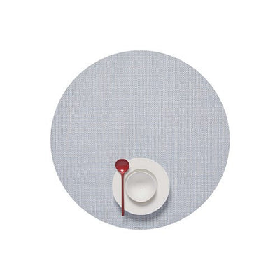 product image for mini basketweave round placemat by chilewich 100408 002 18 43