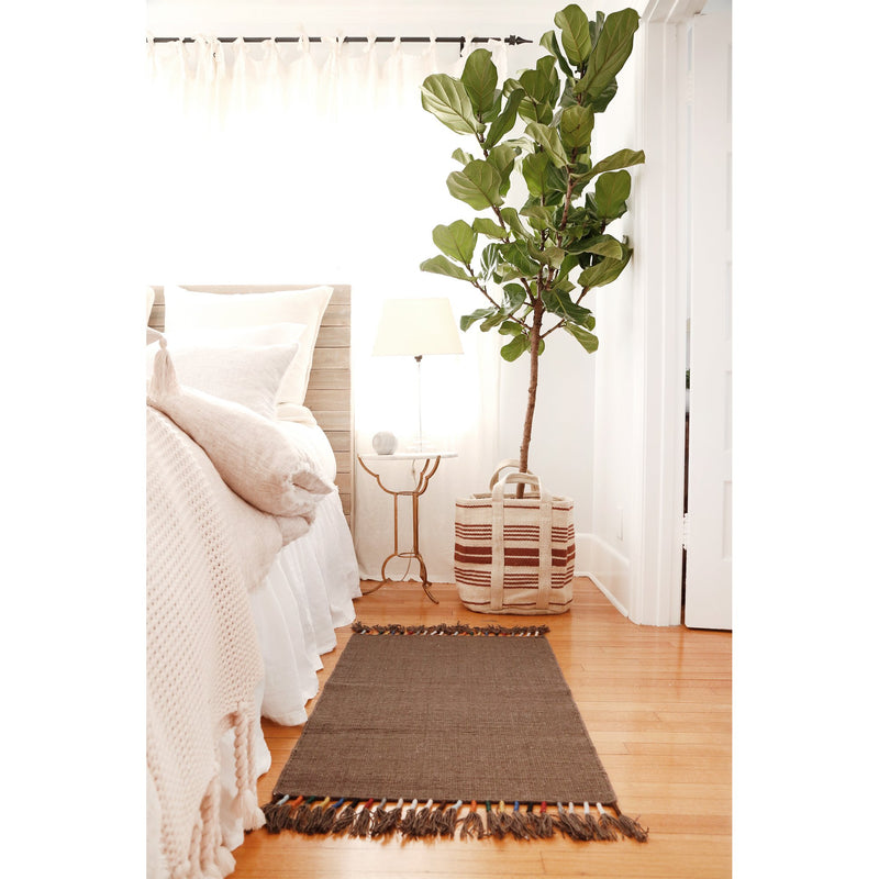 media image for tassle handwoven rug in mocha in multiple sizes design by pom pom at home 3 272