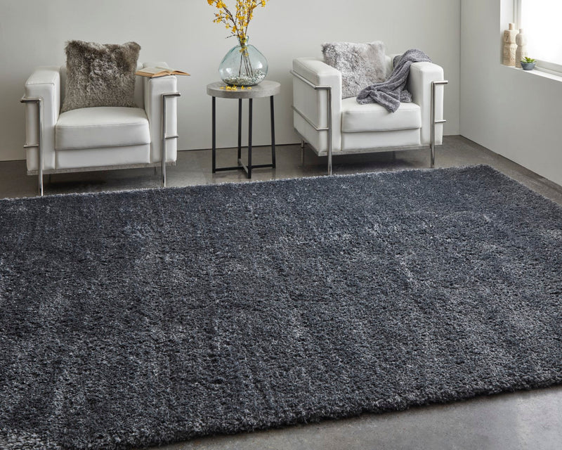 media image for loman solid color classic black charcoal rug by bd fine drnr39k0blkchlh00 9 283