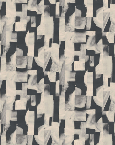 product image of Agolise Wallpaper in White Tea on Charcoal 570