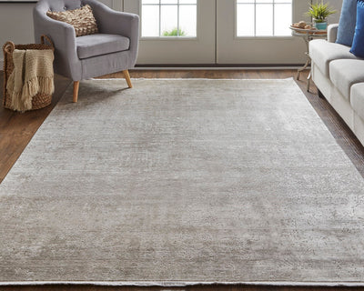 product image for Lindstra Abstract Taupe/Gray/Tan Rug 6 44