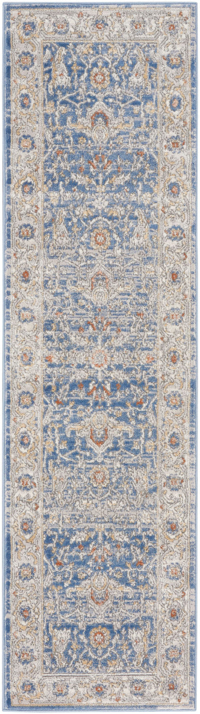 product image for Nicole Curtis Series 4 Light Blue Grey Vintage Rug By Nicole Curtis Nsn 099446163455 2 3