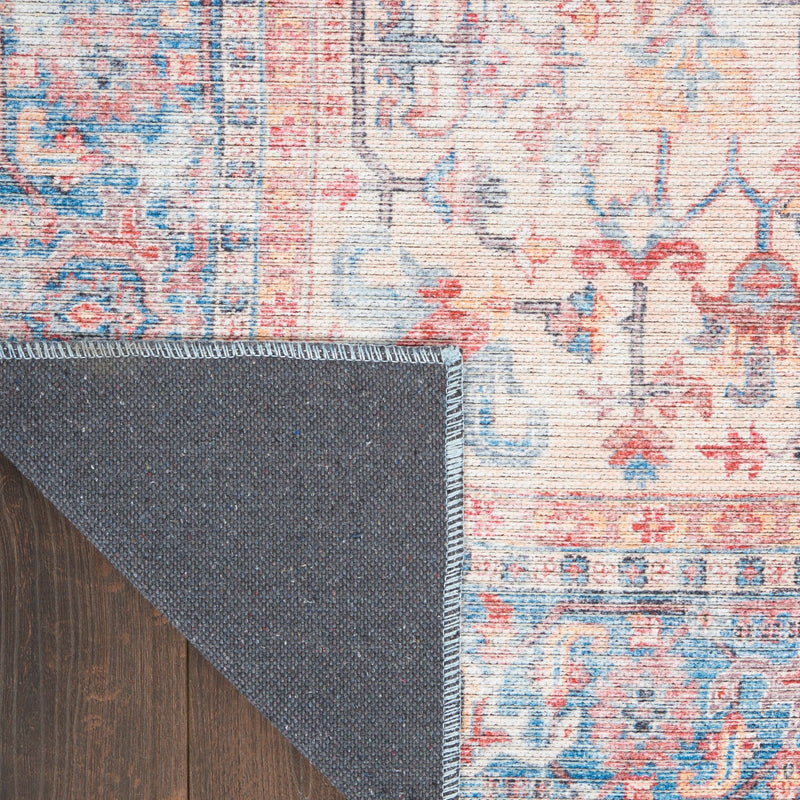 media image for Nicole Curtis Machine Washable Series Blue Multi Vintage Rug By Nicole Curtis Nsn 099446164667 2 266