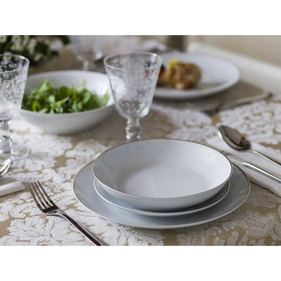 product image for gold thread 18pc porcelain dinnerware set by tognana me070181700 3 19
