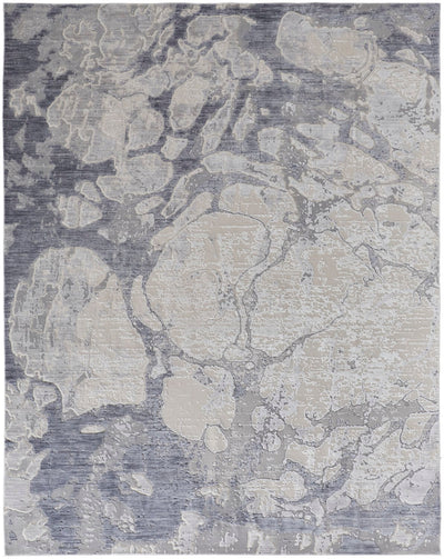 product image for Corben Abstract Ivory/Dark Blue/Gray Rug 1 96