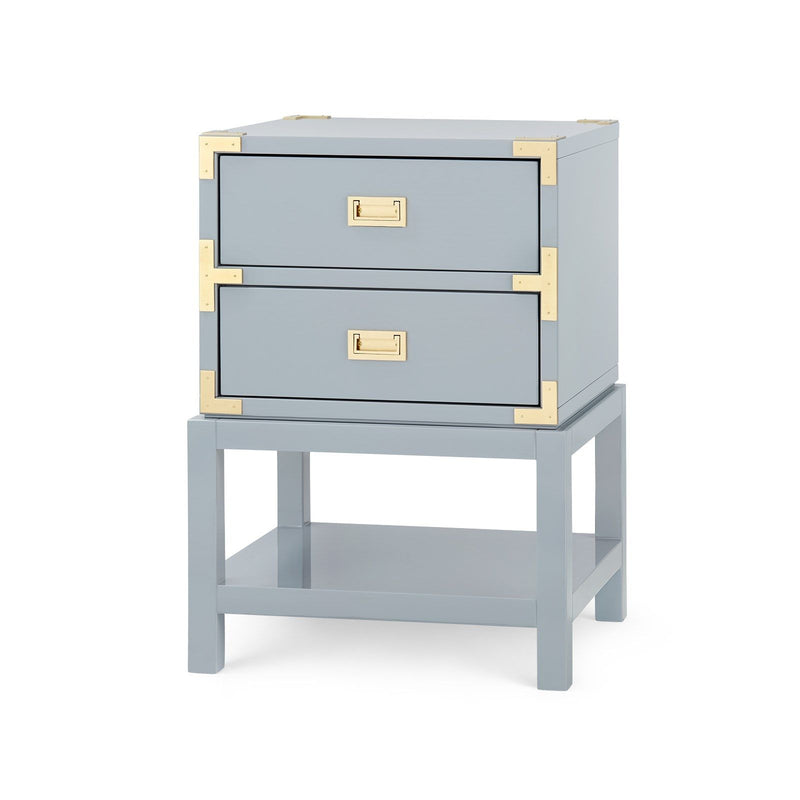 Shop Tansu 2-Drawer Side Table in Various Colors | Burke Decor