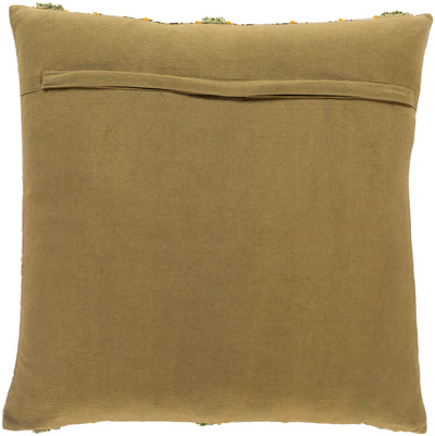 product image for Tanzania TZN-003 Woven Pillow in Olive & Beige 74
