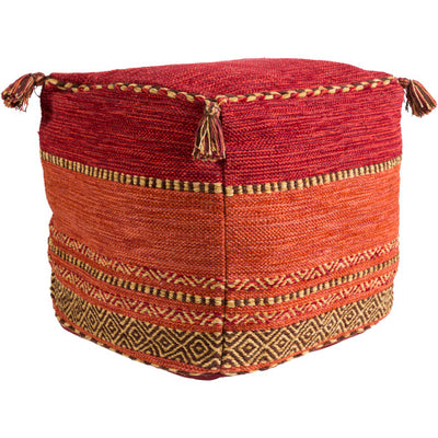 product image for Trenza Cotton Pouf in Various Colors Flatshot Image 63