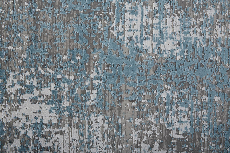 media image for Lindstra Abstract Blue/Silver Gray Rug 2 288